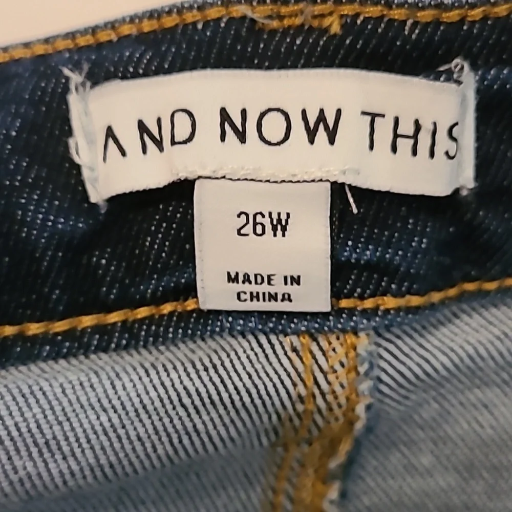 And Now This Jeans, Bootcut, Size 26W. NWT, The Vintage Flare Highrise Stretch - Picture 14 of 16